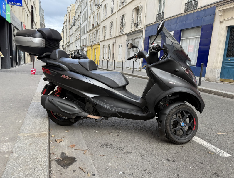 PIAGGIO MP3 350 ABS/ASR SPORT GARANTIE 6 MOIS BON ETAT NOIR MAT CRIT