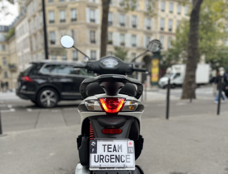 PIAGGIO LIBERTY S 125 Iget BLANC - 1ER MAIN