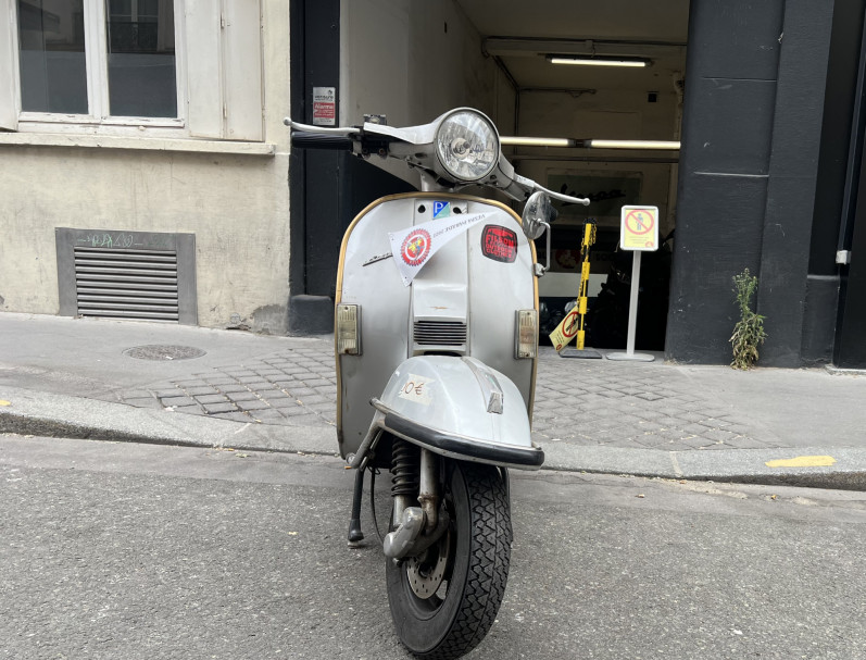 VESPA PX 125 CC GARANTIE 6 MOIS GRIS BRILLANT BON ETAT CRIT