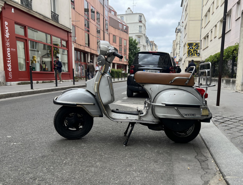 VESPA PX 125 CC GARANTIE 6 MOIS GRIS BRILLANT BON ETAT CRIT