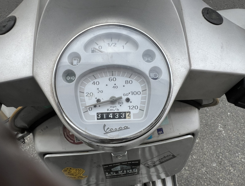 VESPA PX 125 CC GARANTIE 6 MOIS GRIS BRILLANT BON ETAT CRIT